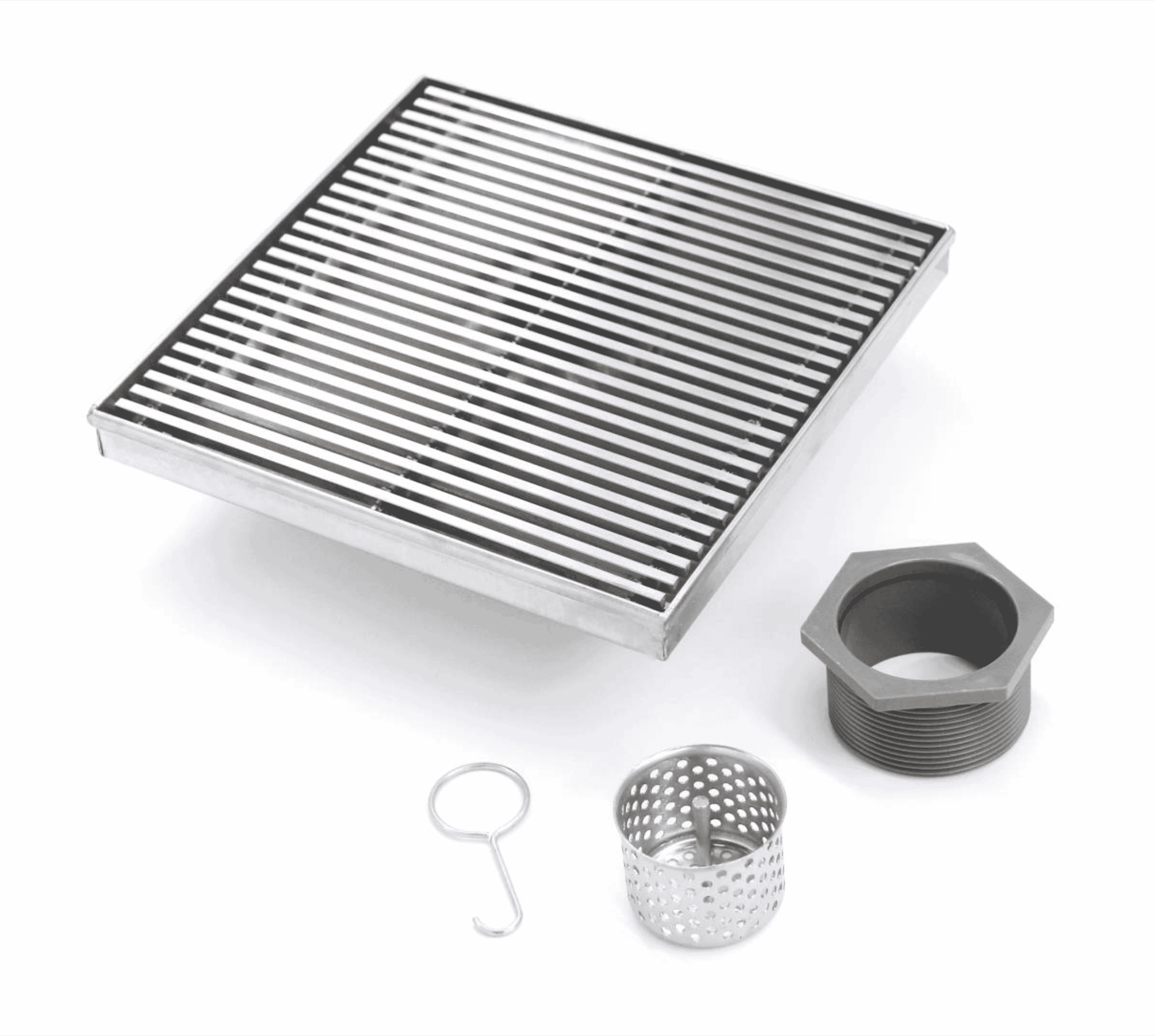 110 Series Stainless Steel Square Floor Drain