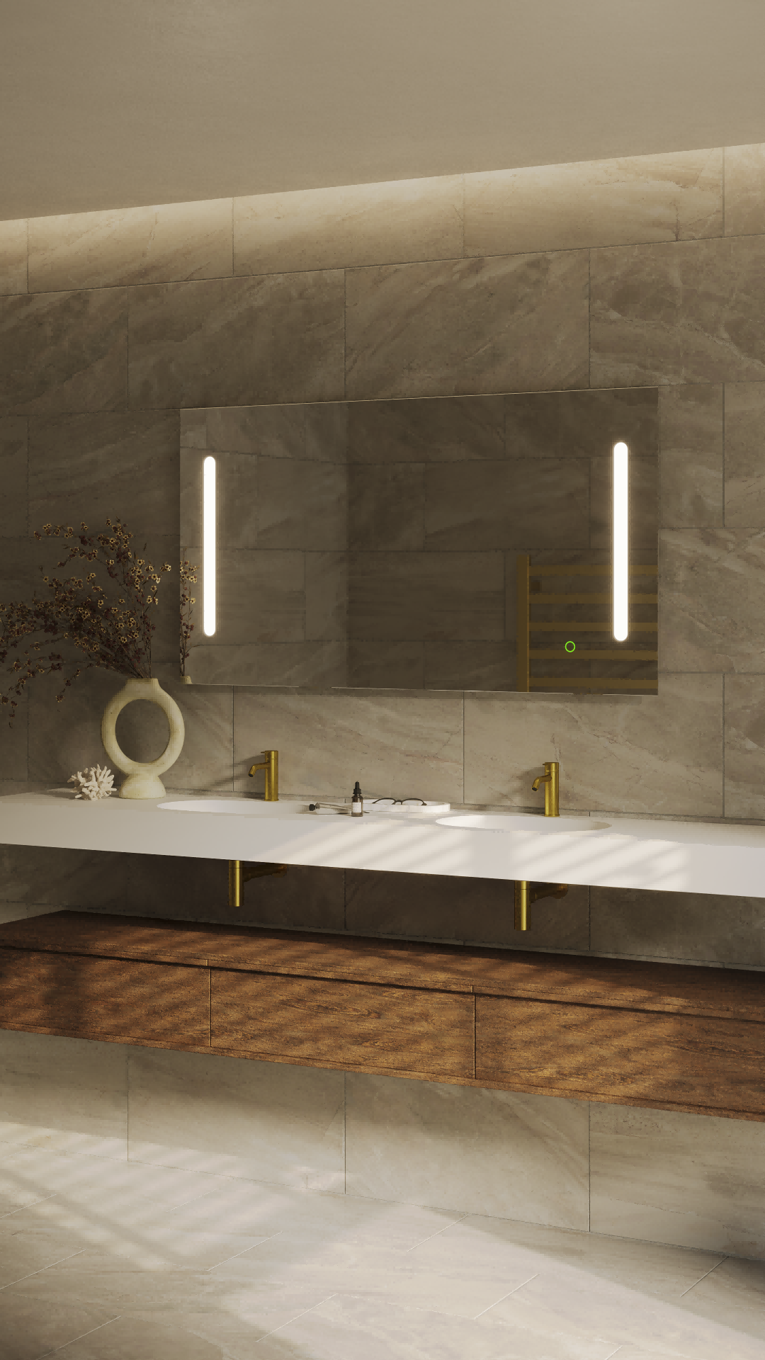 Luxury Bathroom Makeover - Stainless Steel Mirror for an Exquisite Experience